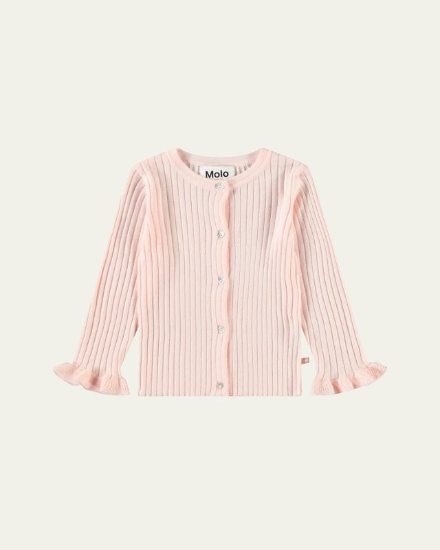 Girl's Gavi Ribbed Sweater, Size 3M-4